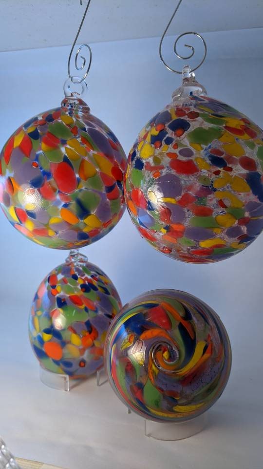 Vibrant Confetti Colors Orb